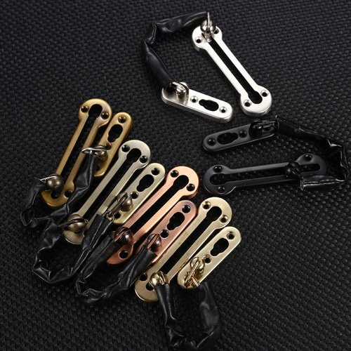 Factory direct supply of anti-theft chain stainless steel hotel hotel anti-theft chain thickened door entry door door bolt latch