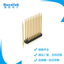 德能2.54mm H3.0圆P排针 双排180度L=21.5