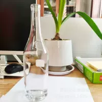 Фабрика оптовая продажа красного вина бутылки белого вина поставляет круглые прозрачные стеклянные бутылки иностранного вина в форме агавы пустая бутылка вина