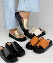 2023夏季外贸新款大码女拖鞋欧美跨境亚马逊厚底荔枝纹一字拖鞋女