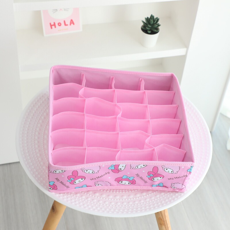 少女心クロミプリント下着靴下分類収納ケース漫画布芸防掻花アクセサリー分類整理|undefined