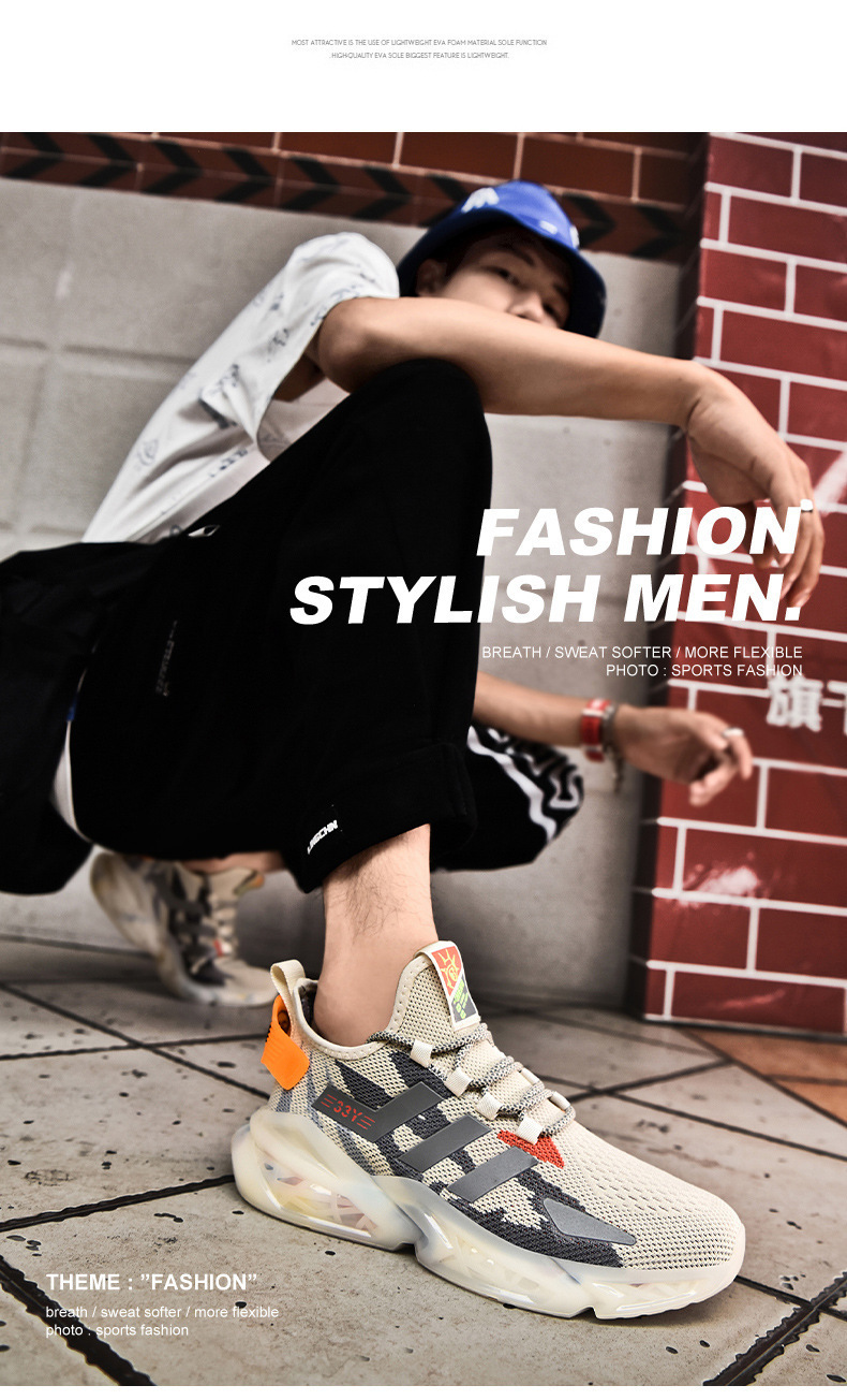 Men's sports shoes lifestyle