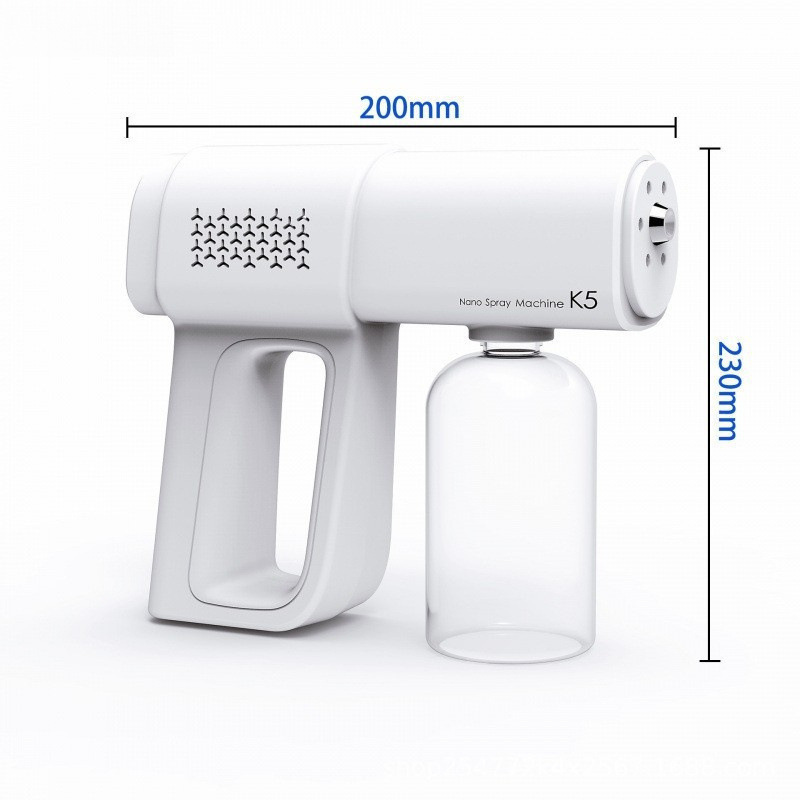 優れた消毒スプレーガン加湿ミストアルコールホルムアルデヒド除去家庭用ナノブルーライト小型スプレーガン在庫あり|undefined