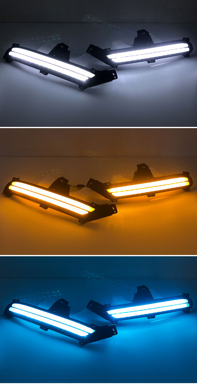 Suitable for Kia 15-16 K2 special day running lights Kia K2 daytime running lights