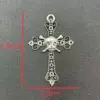 28/Crooked ghost head cross