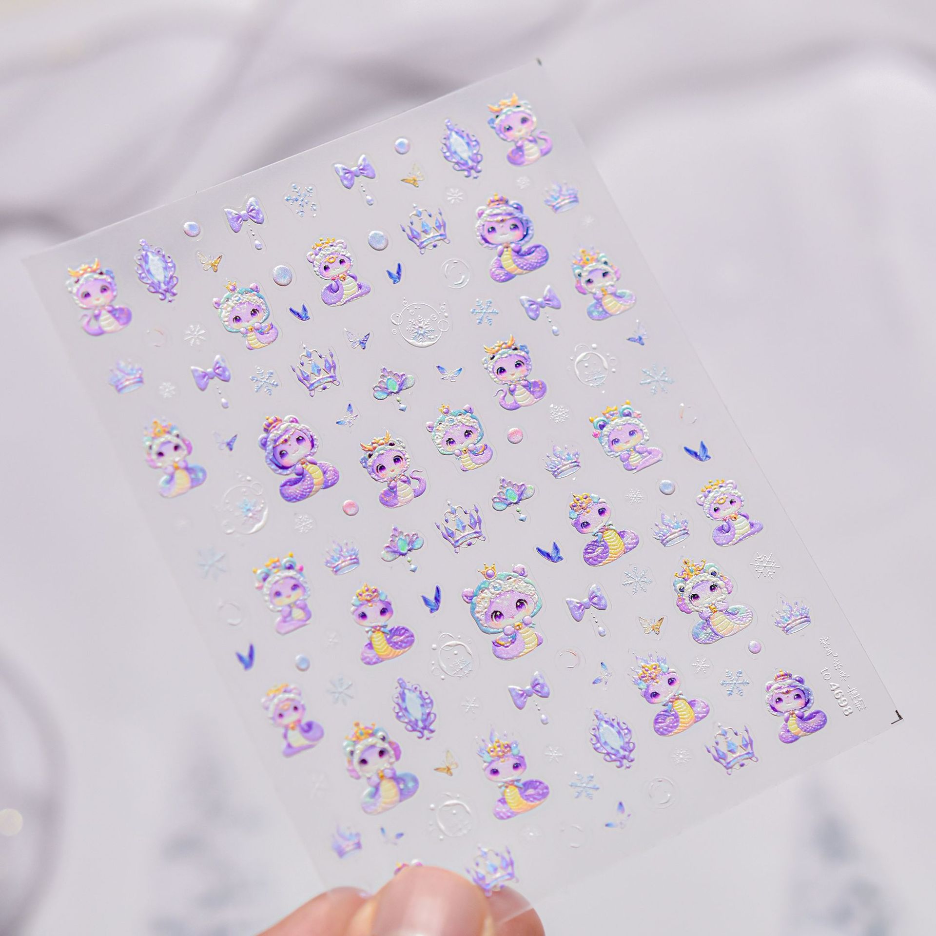 Manicure nuevo tipo de pegatinas delgadas y resistentes japonesas diy pegatinas de uñas para niños Zhao Cai Koi pegatinas auxiliares de manicure