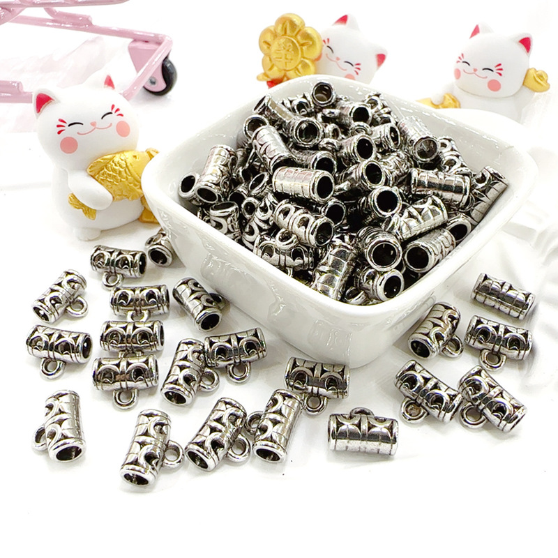 DIY Accessories Materials Tube Beads Jewelry Bracelet Necklace String Beads Spacer Beads Three-Way Pendant Connector Beads