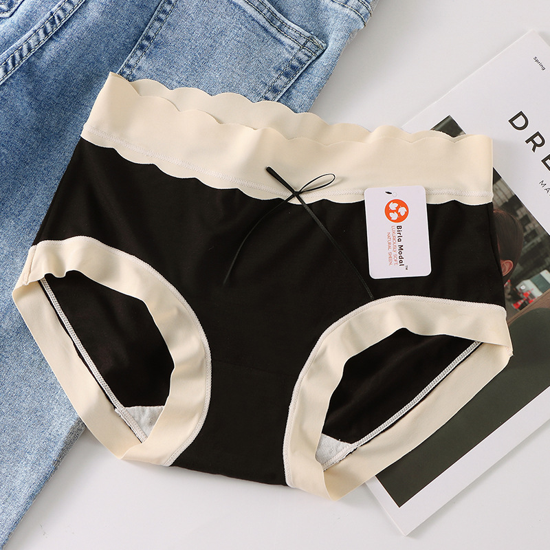 Ropa interior femenina modal puro algodón transpirable entrepierna chica japonesa triángulo shorts cabeza sin costuras más tamaño ropa interior mujeres