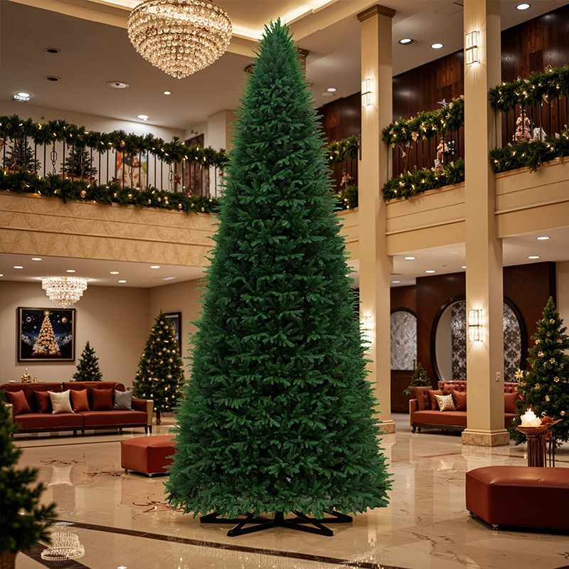 Árbol de Navidad grande al aire libre PE cifrado PVC árbol híbrido Plaza Hotel Mall decoración de Navidad decoración de árbol de Navidad