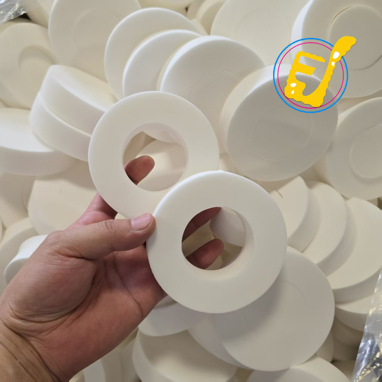 海豚机器人泳池清洗海绵轮PVA吸水海绵鞋底清洗机pva清洁海绵片