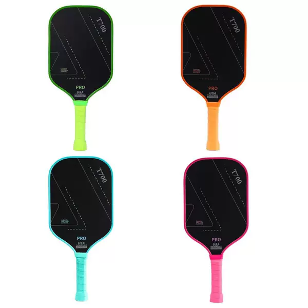 Toray T700 Carbon Fiber Pickleball Racket Cloth Texture with High Friction 16mm Competition Training Racket Carbon Fiber