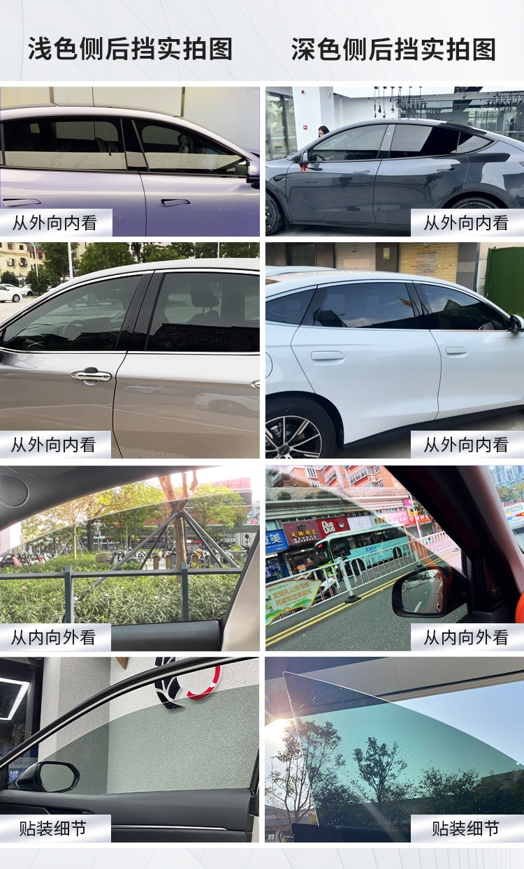 Llumar Car Window Film Sun Protection Heat Insulation Explosion-Proof Front Windshield Side Rear Driver's Privacy Film Single Area