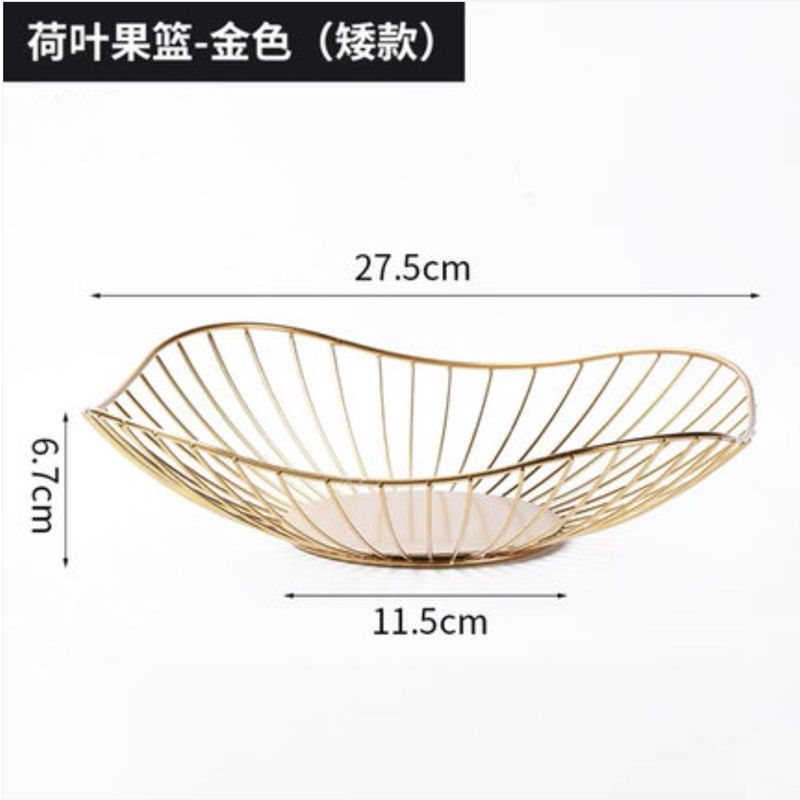 & Lotus Leaf Short Style Gold****
