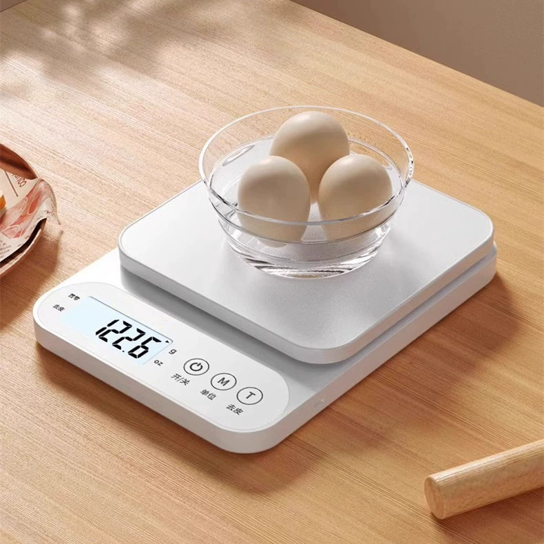 Кухонная электронная шкала небольшая высокая точность взвешивания и выпечки весы грамм градус специальная шкала из нержавеющей стали поверхности зарядки/USB