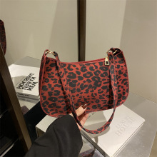 韩版潮洋气质感豹纹2025新款个性简约时尚手提单肩斜挎腋下包包女