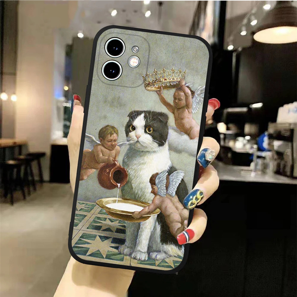40g Weight iPhone Applicable Brands Phone Cases Classification tpu Material Human, Portrait Pattern Classical, Artistic Style Tpu Human Portrait Classical Artistic Phone Cases Phone Accessories 7