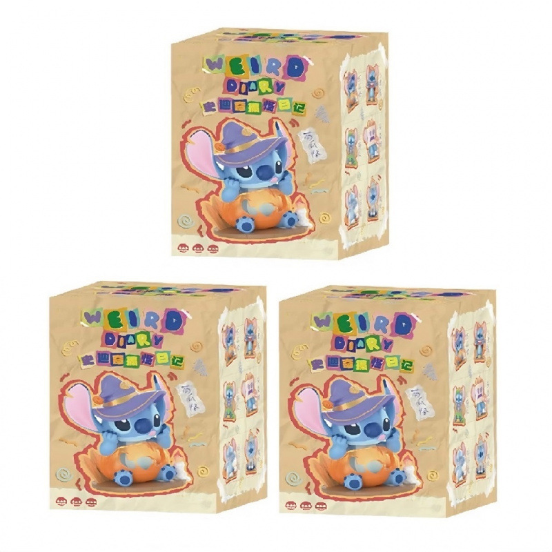 Stitch serie de diario divertido caja ciega Stitch muñeca de juego de moda decoración de escritorio muñeca muñeca regalo de niña
