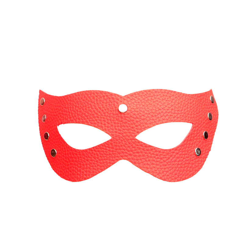 Butterfly Eye Mask PU Leather Blindfold for Couples Sensory Play — detail image 5