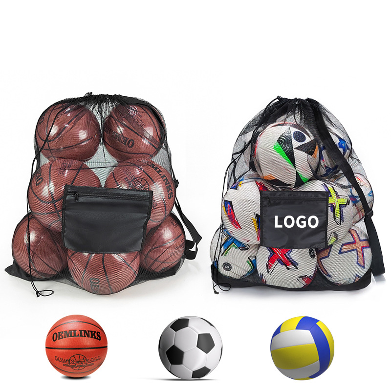 Amazon's Best-Selling Large-Capacity Mesh Bag for Basketball and Volleyball Training Equipment, Extra-Large Basketball Bag
