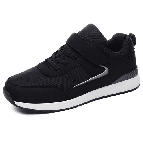 Anti-slip Autumn Women's and Men's Thick Warm Middle-Aged Healthy Walking Shoes Soft Sole Large Size Elderly Shoes A2088