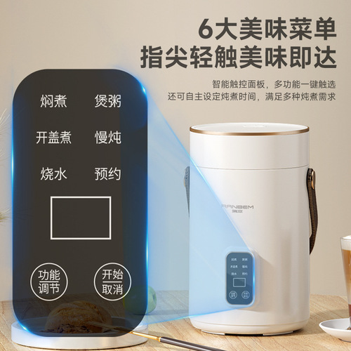 Reiben New Multifunction Electric Cooker Household Hot Pot Non-stick Pot Dorm Cooking Pot Combo Small Electric Pot Gift