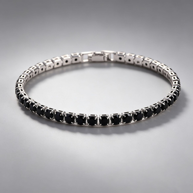 Multi-color cubic zirconia tennis bracelet, light luxury colorful diamond bracelet, versatile for commuting and gifting, high-end men's and women's jewelry Multi-color cubic zirconia tennis bracelet, light luxury colorful diamond bracelet, versatile for commuting and gifting, high-end men's and women's jewelry