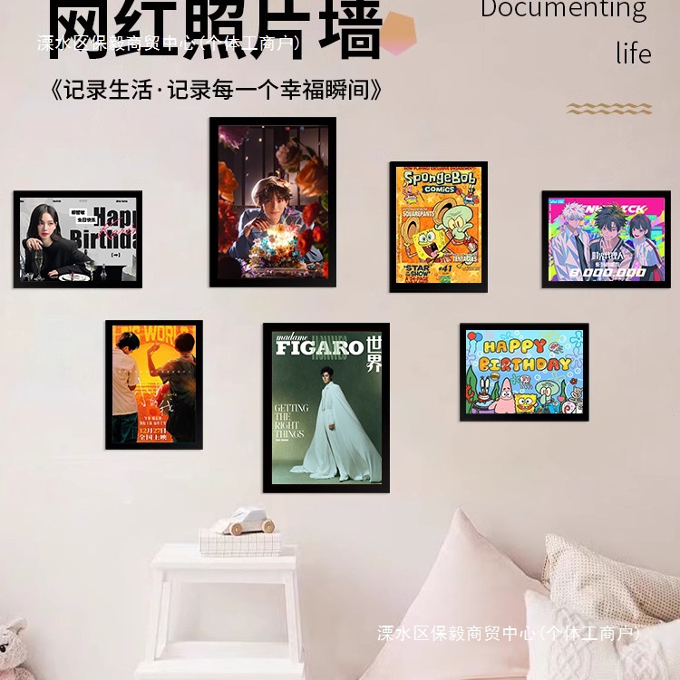 Magnetic Poster Frame Elevator Milk Tea Shop Advertising A3 Picture Frame Wall Hanging A4 Display Photo Frame Mounting Frame Without Punching