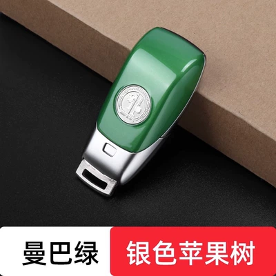 for MErCEdEs-bEnz amg KEy: Car Keys - mercedes-benz-key-back-cover-mamba-green-silver-apple-tree-label