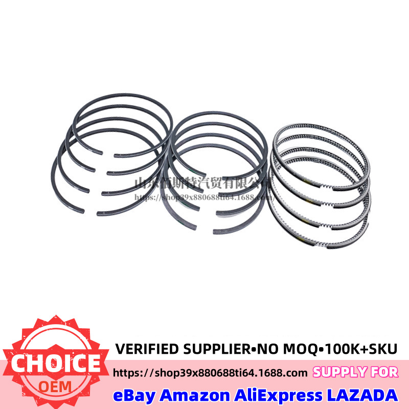 Hyundai 23040-42510 Piston Ring for Hyundai Kia D4BF/D4BH Diesel Engine (Piston, piston ring, piston pin) - 23040-42510