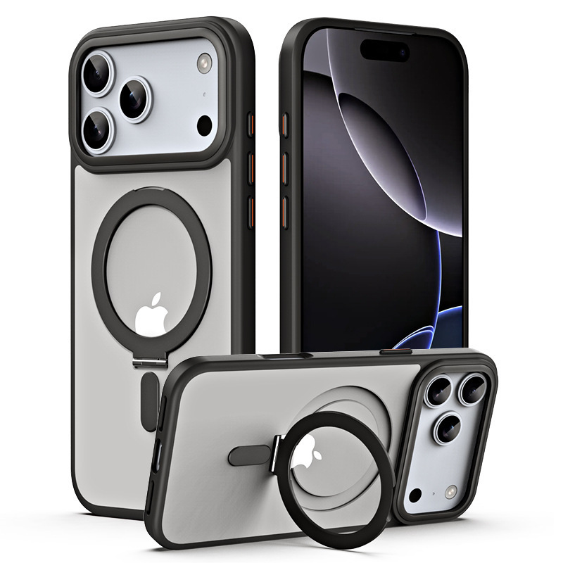 适用iPhone17ProMax支点手机壳隐点磁吸支架苹果16防摔15保护套14|undefined