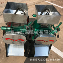 河南压花生碎机价格 功能对辊破碎机花生碎机器批发