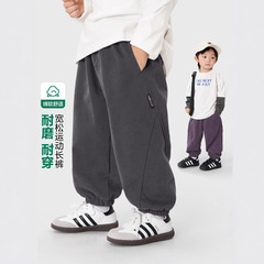 右欧男童スポーツパンツ秋服長ズボン2025年秋新作子供服幼児ベビー子供用スウェットパンツ男の子秋