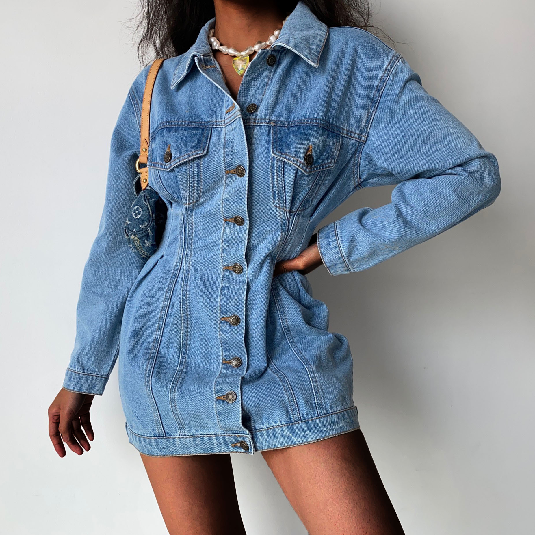 Women's Streetwear Solid Color Single Breasted Coat Denim Jacket display picture 2