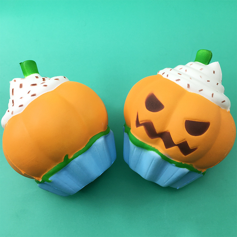 customized Halloween Smiling face Pumpkin Le tweak PU Decompression decompression Slow rebound Toys Manufactor sale