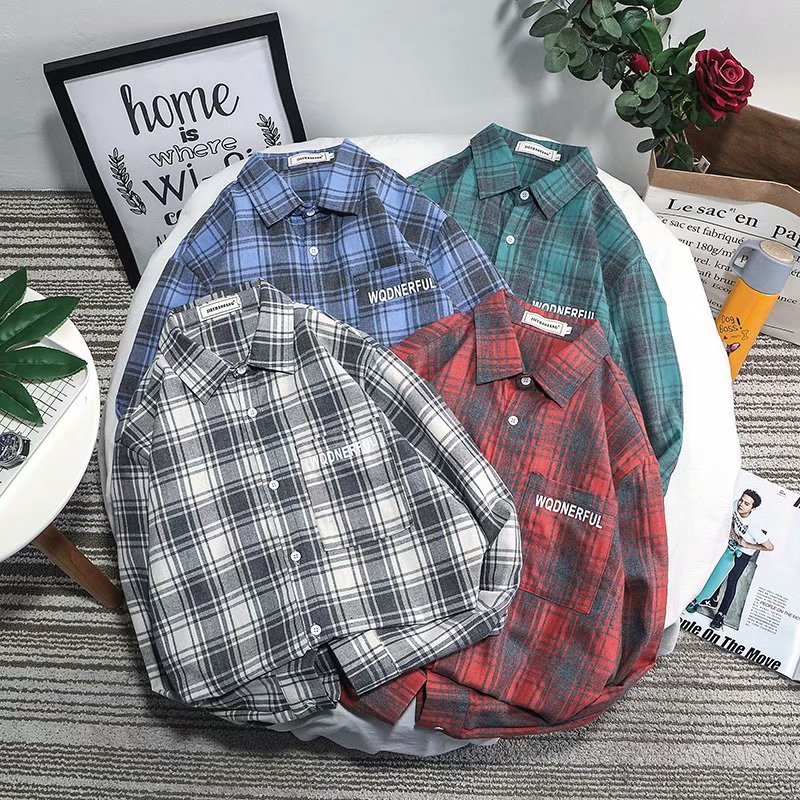 Brand demi-season trend casual shirt for students