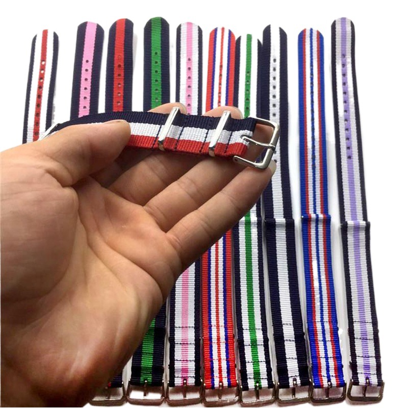 Foreign trade fashion hand rope nylon watch with manufacturers spot canvas strap wholesale European and American color bracelet