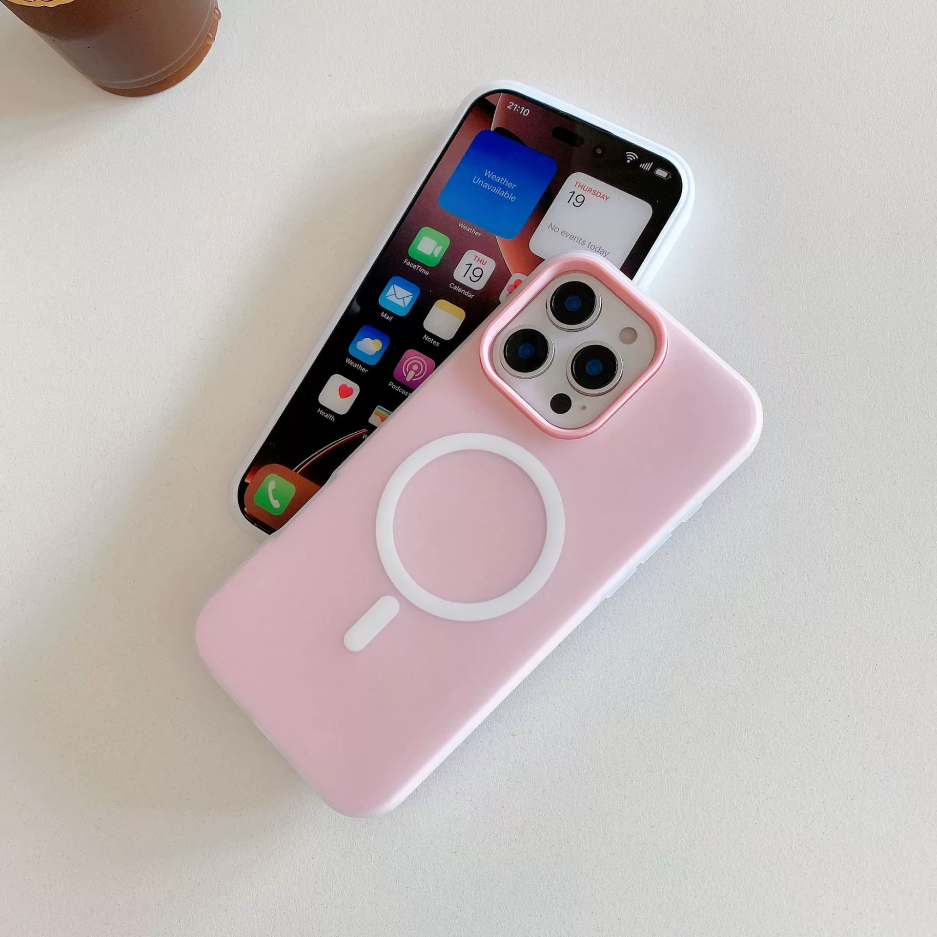 Apple, матовый совместимый чехол для iPhone 17 Pro, чехол для телефона, 14