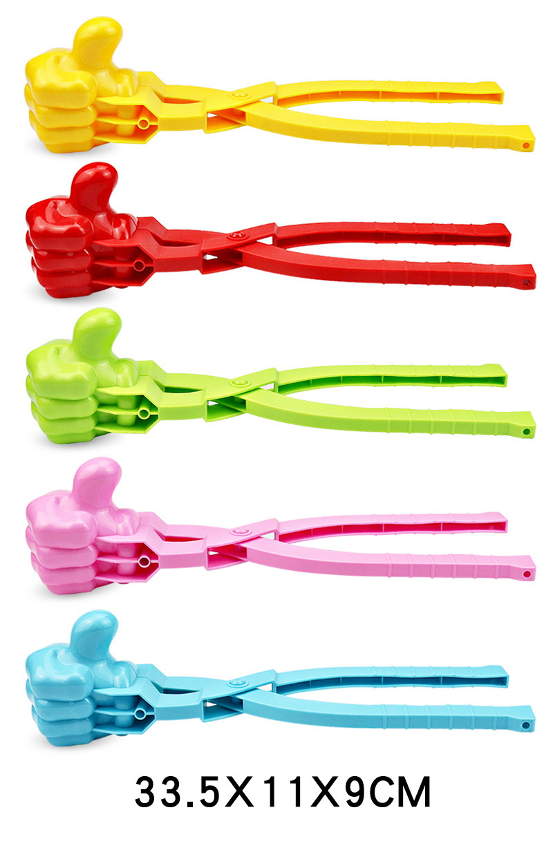 Bola de nieve al aire libre para niños lucha juguete artefacto extra grande bola de nieve clip de plástico dinosaurio amor clip nieve molde conjunto de herramientas