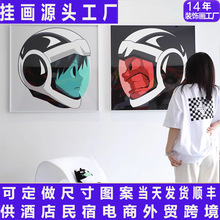 潮流挂画日本动漫AOKIZY装饰画韩国二次元客厅卧室床头电竞房壁画