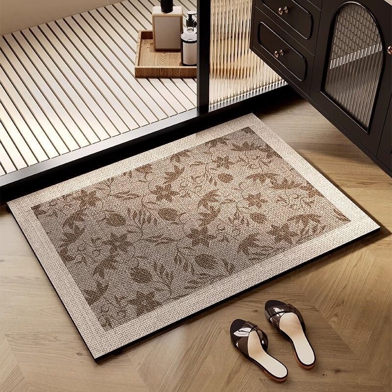 Simple bathroom special diatom mud mat absorbent quick-drying kitchen bathroom door mat non-slip wear-resistant high-grade