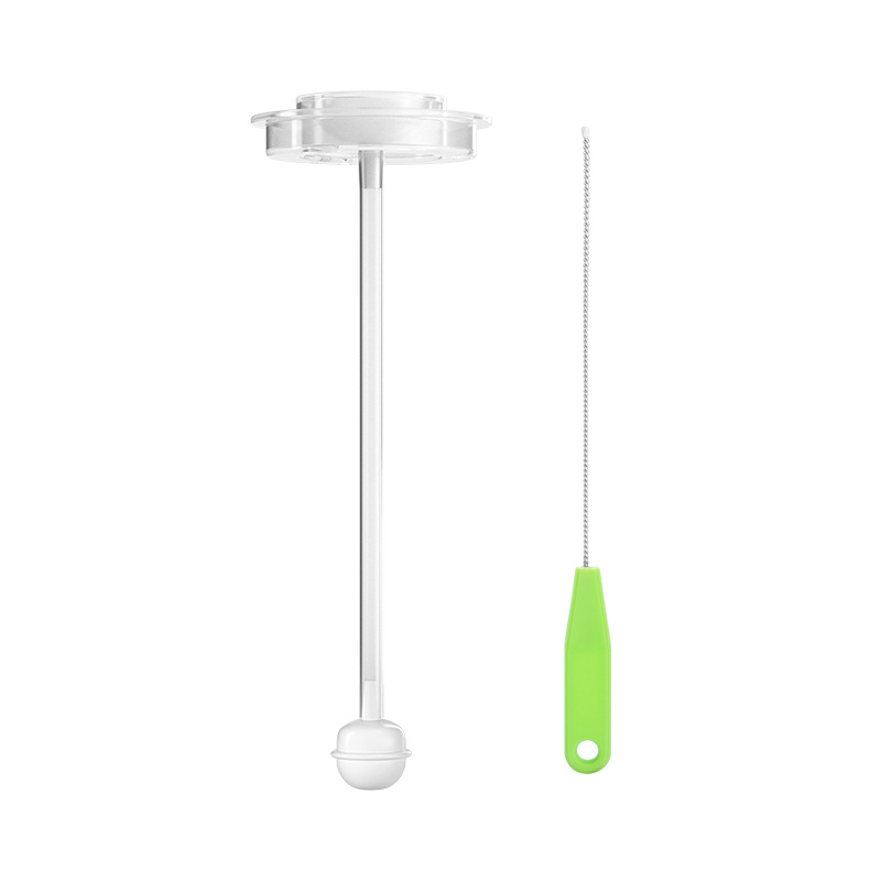 Oubeini de ancho calibre botella de alimentación del bebé conjunto de paja traje marca bebé botella de alimentación accesorios de paja entrega al por mayor
