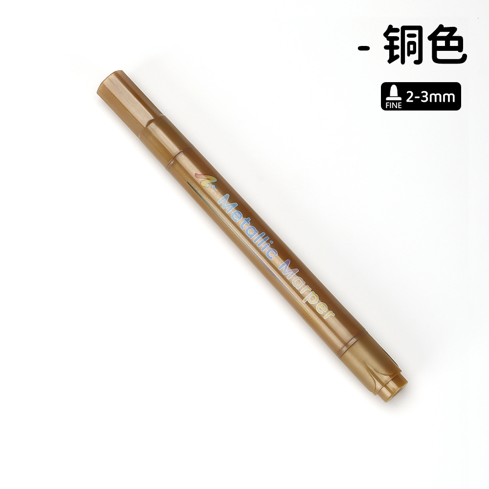 Cabeza dura metal hasta mecha modelo de pintura de pintura de color marcador pluma set diy marca de graffiti pluma