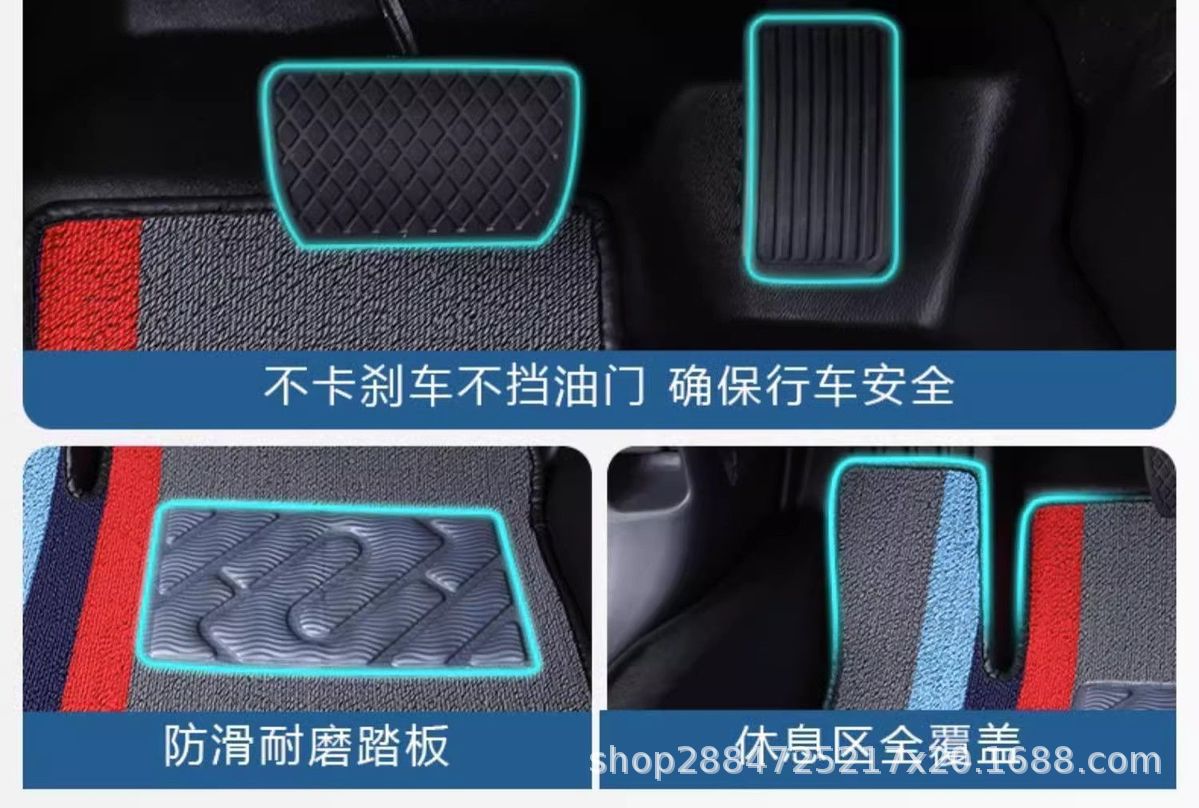 New TPE car floor mats, double-layer, detachable, wear-resistant, easy to clean, custom-made for specific cars, factory direct shipping