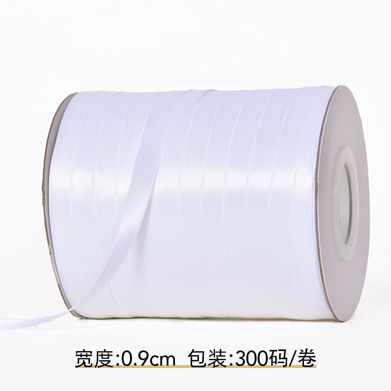 Spot promoción Yao Ming cinta de rosca 19 especificaciones cinta de impresión de poliéster accesorios de ropa en blanco y negro cinta de satén