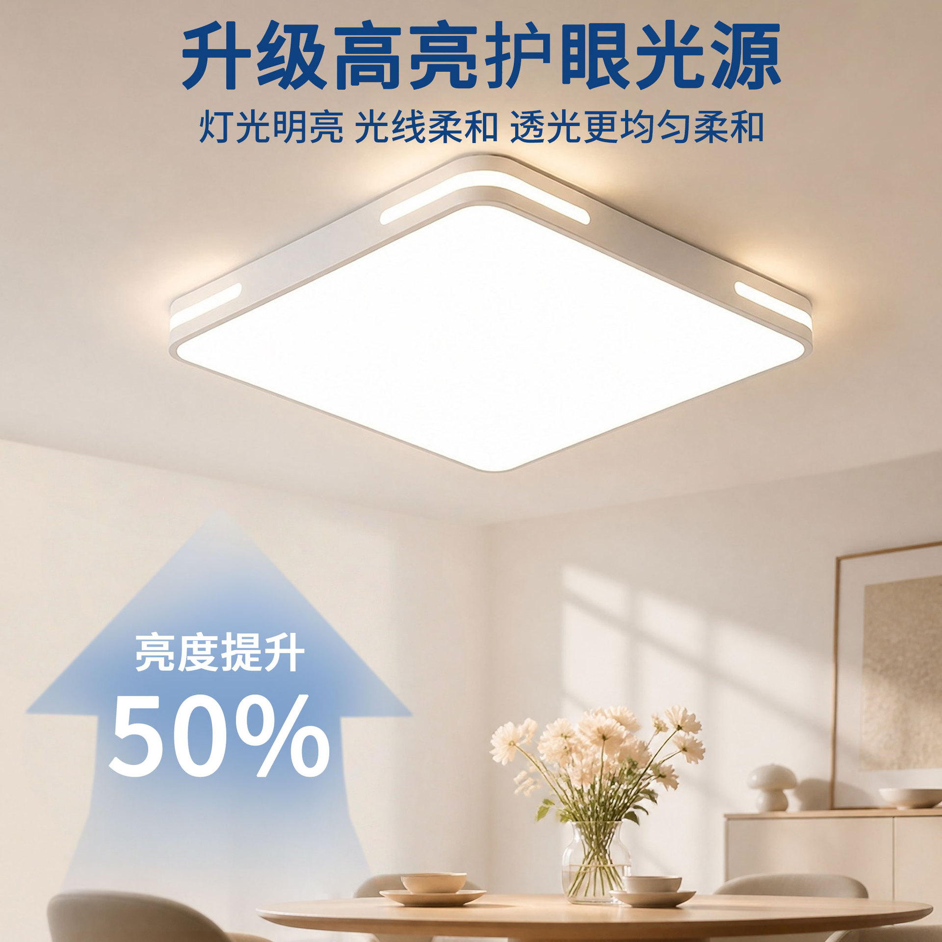 lámpara de sala de estar LED lámpara principal moderna simple Zhongshan Daquan lámpara de lámpara de dormitorio lámpara de techo