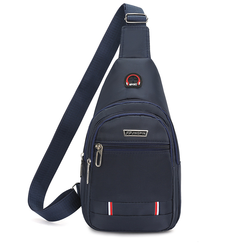 Moda transfronteriza bolso de pecho de los hombres nueva bolsa de mensajero de hombro casual Oxford tela moda simple bolsa de pecho mochila portátil