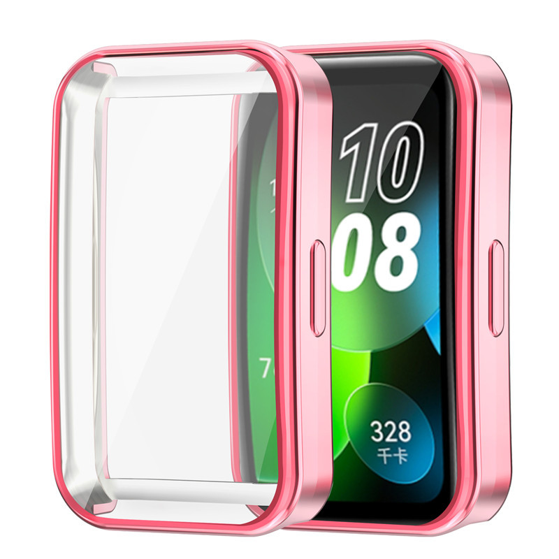 Compatible with Huawei Band BAND8/9 NFC universal Band10 case, electroplated shockproof tpu full-cover watch case undefined