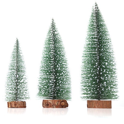 Decoración de Navidad decoración de árbol de Navidad mini imitación de cedro aguja árbol de mesa bar decoración de centro comercial