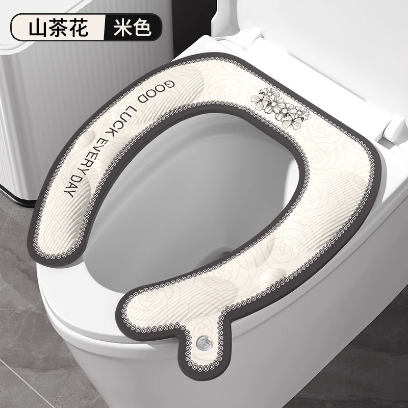 便器座布団四季通用トイレ家庭用防水便器座布団2025新型便器マット粘着式|undefined