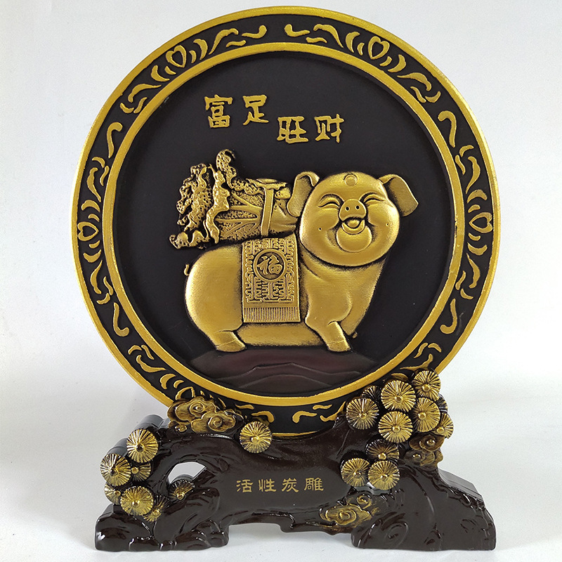 218mm 풍부하고 번영하는 부 (소나무 브래킷)